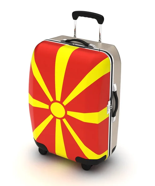 Viajar Para Macedônia Isolado Com Caminho Recorte — Fotografia de Stock