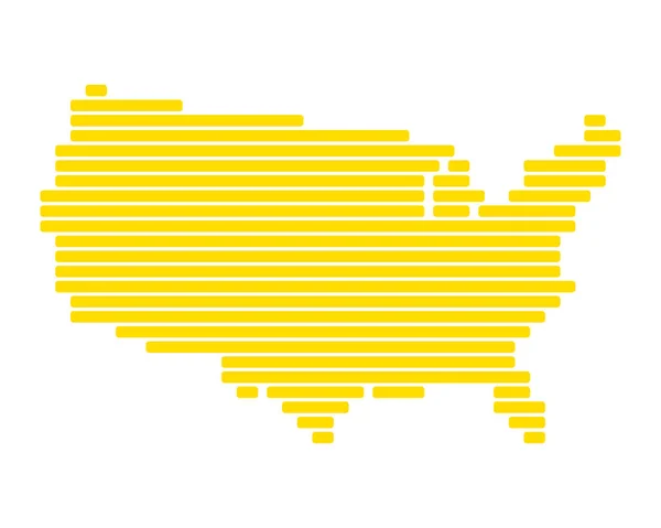 Mapa Los Estados Unidos —  Fotos de Stock