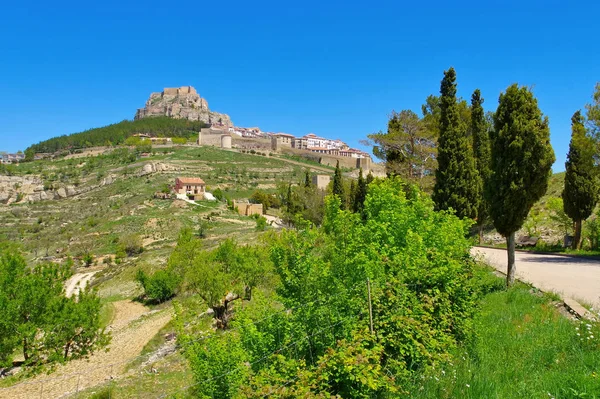 Ciudad Medieval Antigua Morella Castellon Dolor Ciudad Medieval Antigua Morella — Foto de Stock