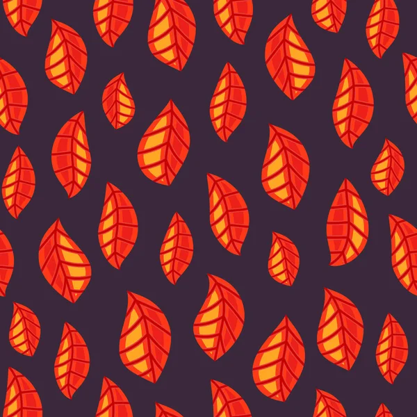 Осінь Гілка Різнокольоровими Осінніми Листям Милі Креативні Малюнки Рук Червоне — стокове фото