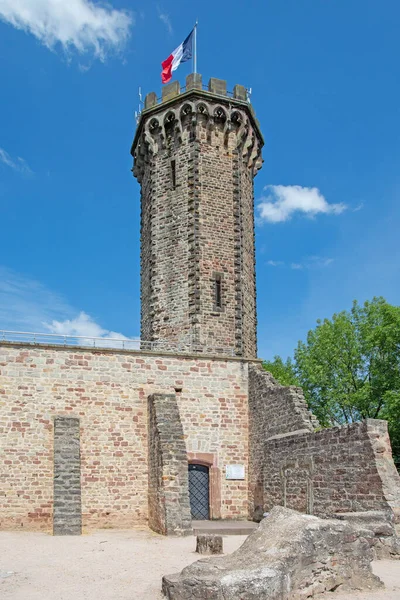 Castillo Schlossberg Castillo Forbach Francia —  Fotos de Stock