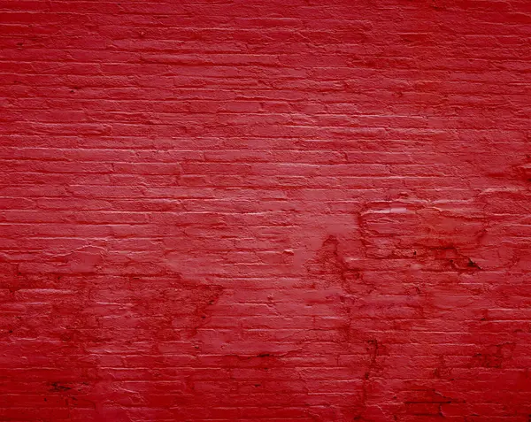 Piszkos Öreg Piros Tégla Háttér Fal — Stock Fotó