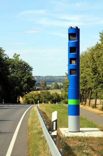 Leisenau Germany Julho 2018 Dos Cerca 600 Pilares Aplicação Azul — Fotografia de Stock