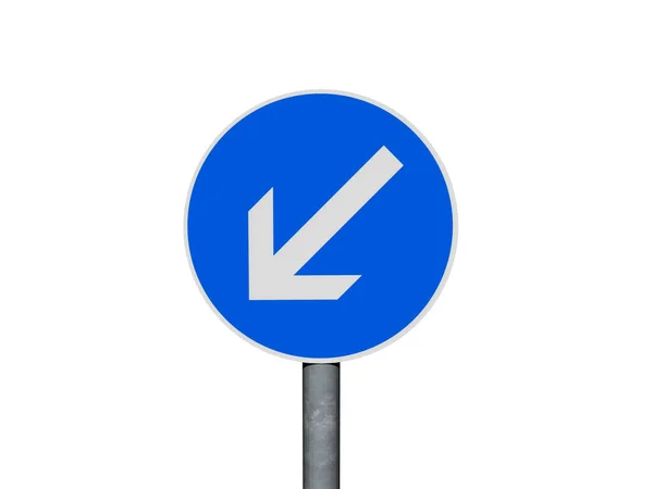 View Modern Road Sign — Stock Photo, Image