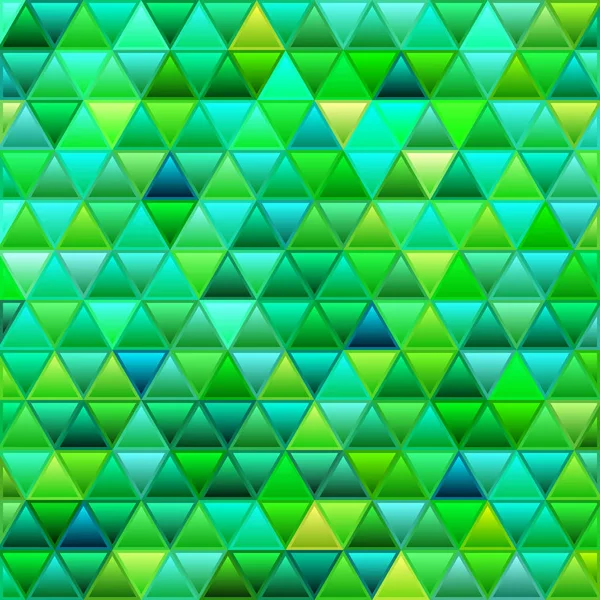 Vector Abstracto Vidrieras Triángulo Mosaico Fondo Verde — Foto de Stock