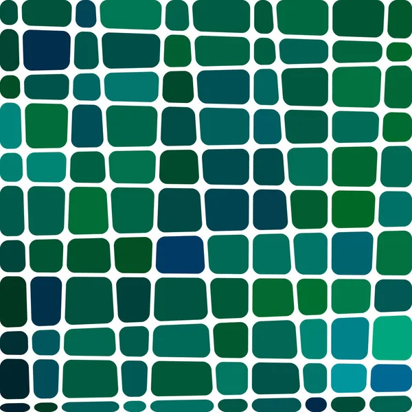 Astratto Vettore Vetrate Mosaico Sfondo Verde Blu — Foto Stock