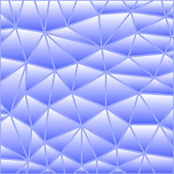 Abstrakcyjny Wektor Witraż Trójkąt Mozaika Tło Niebieski Fioletowy — Zdjęcie stockowe