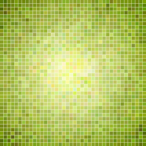 Αφηρημένο Διάνυσμα Τετράγωνο Ψηφιδωτό Φόντο Πράσινο Και Κίτρινο — Φωτογραφία Αρχείου