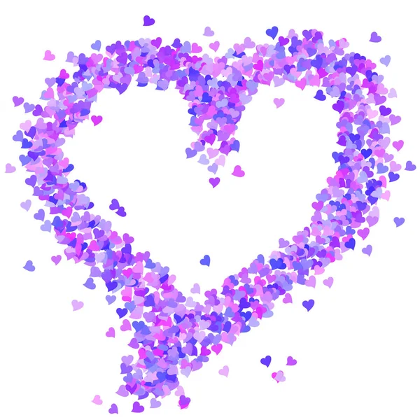 Серце Маленьких Фіолетових Сердець — стокове фото
