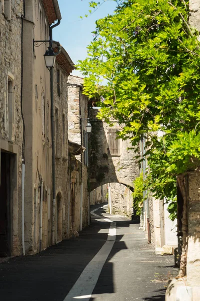 Streetview Van Een Oud Dorp Frankrijk — Stockfoto