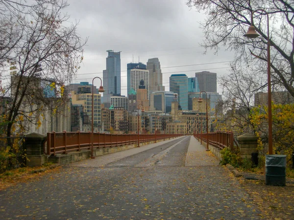 Wonderful Bridge Chicago Autumn Daytime — Stock Photo, Image