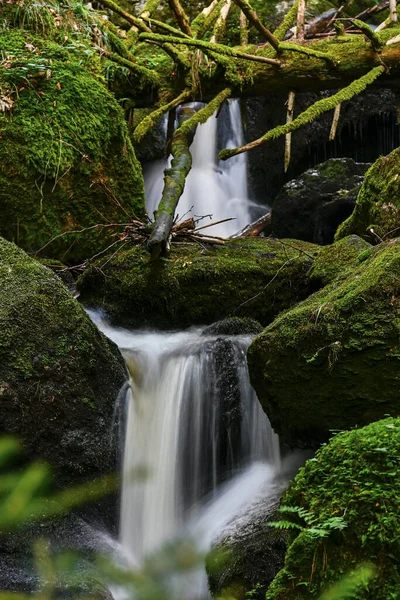 Bellezza Della Natura Flusso Fluviale Cascata — Foto Stock