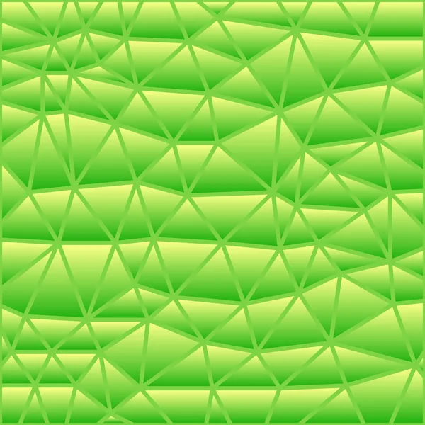 Vector Abstracto Vidrieras Triángulo Mosaico Fondo Verde Amarillo — Foto de Stock