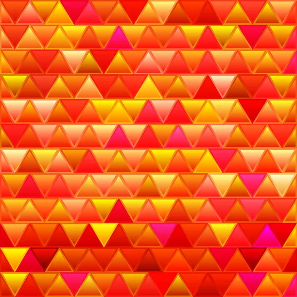 Vector Abstracto Vidrieras Triángulo Mosaico Fondo Rojo Naranja — Foto de Stock