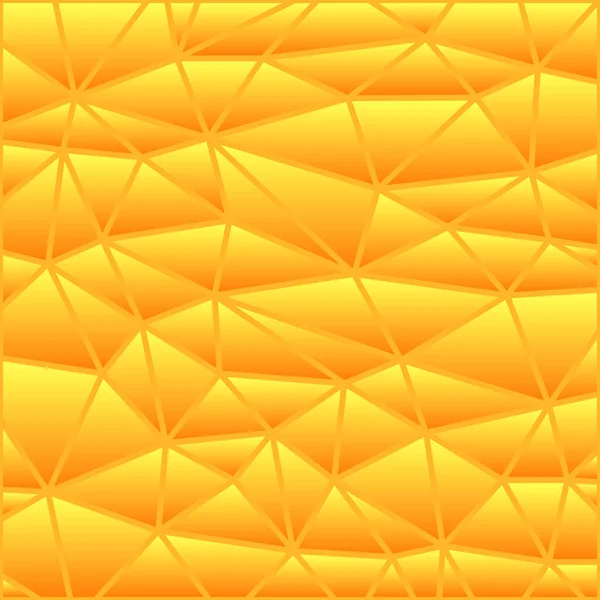 Vector Abstracto Vidrieras Triángulo Mosaico Fondo Amarillo — Foto de Stock