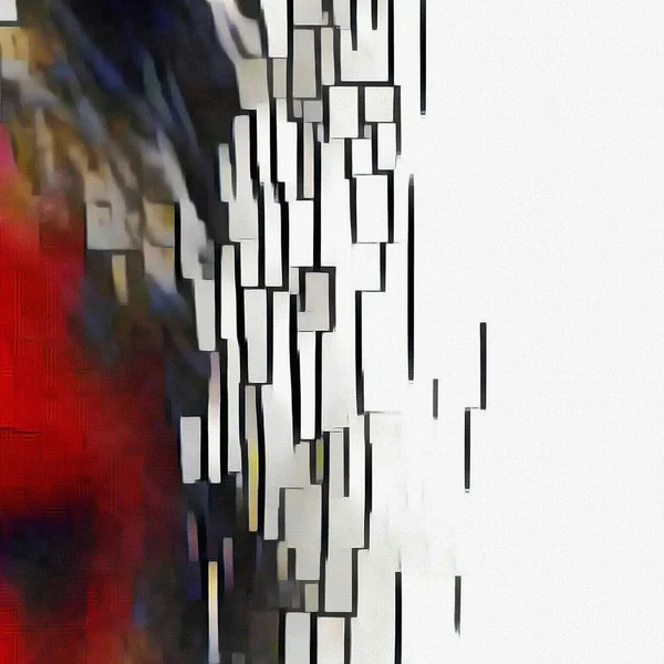 Digitaal Abstract Patroon Structuur Van Lijnen — Stockfoto