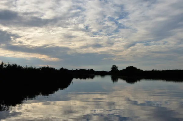 Idyllisch Schöner Sommerabend Der Oste Hier Finden Sie Ruhe Frieden — Stockfoto