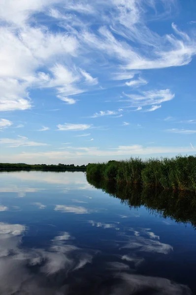 Idyllisch Schöner Sommerabend Der Oste Hier Finden Sie Ruhe Frieden — Stockfoto