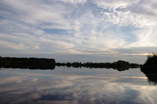 Idyllisch Schöner Sommerabend Der Oste Hier Finden Sie Ruhe Frieden — Stockfoto