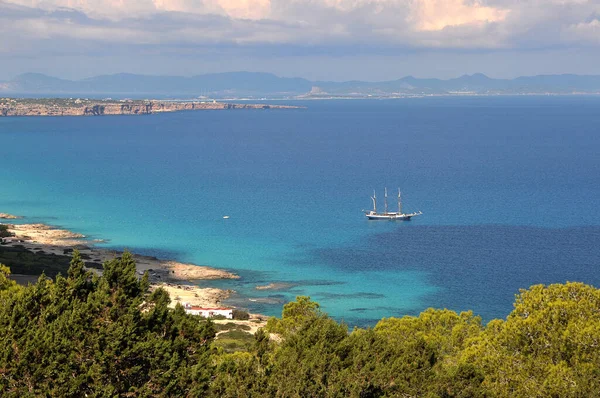 Formentera Mar Mediterráneo — Foto de Stock
