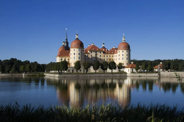 Κυνήγι Κάστρο Moritzburg Μπλε Ουρανό7 — Φωτογραφία Αρχείου