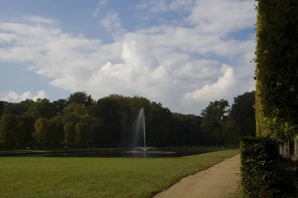 Giardino Del Castello Zabeltitz Autunno1 — Foto Stock