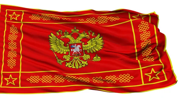 Fegyveres Erők Orosz Föderáció Obverz Zászló Elszigetelt Fehér Háttér — Stock Fotó
