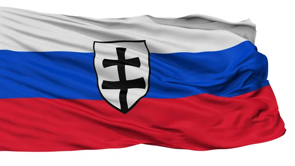 Firma Guerra Primera Bandera Eslovaca Aislada Fondo Blanco —  Fotos de Stock