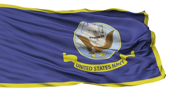 Flagge Der Marine Isoliert Auf Weißem Hintergrund — Stockfoto