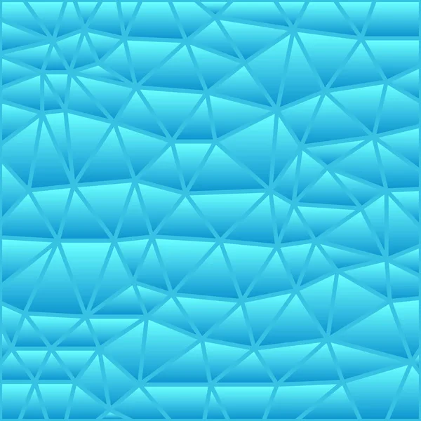 Vector Abstracto Vidrieras Triángulo Mosaico Fondo Azul — Foto de Stock