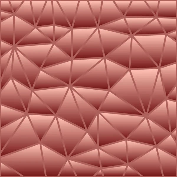 Абстрактный Вектор Витражи Треугольный Мозаичный Фон Красный — стоковое фото