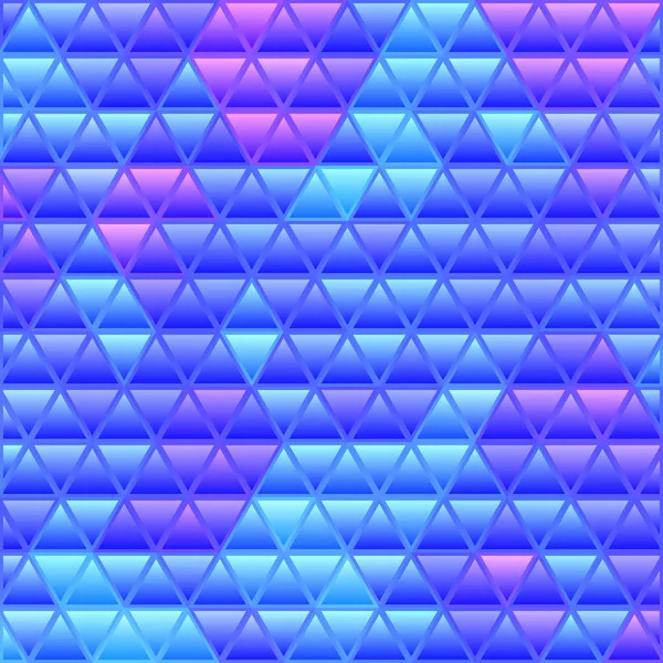 Abstrakte Vektor Buntglasdreieck Mosaik Hintergrund Blau Und Violett — Stockfoto