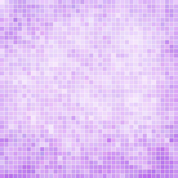 Abstract Vector Square Pixel Mosaic Background Light Violet — ストック写真