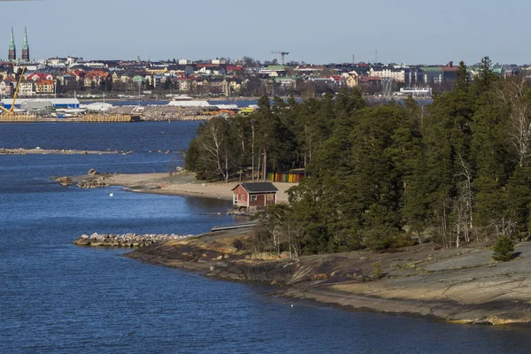 Laut Baltik Pelabuhan Helsinki Finlandia — Stok Foto