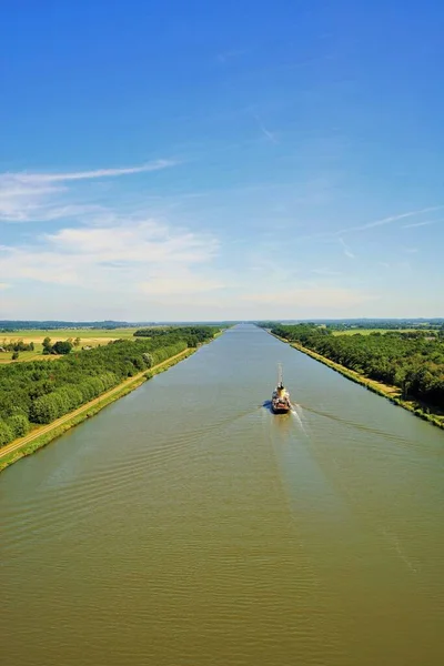 Der Nord Ostsee Kanal Schleswig Holstein — Stockfoto