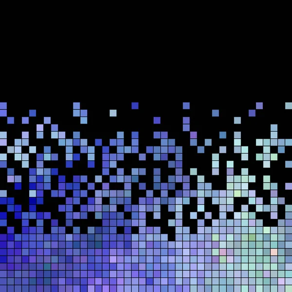 Abstrato Vetor Quadrado Pixel Mosaico Fundo Azul Violeta — Fotografia de Stock