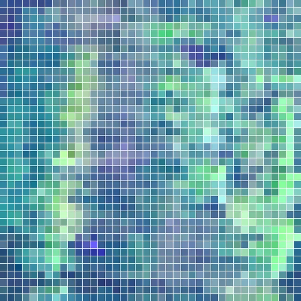 Vetor Abstrato Pixel Quadrado Fundo Mosaico Verde Violeta — Fotografia de Stock