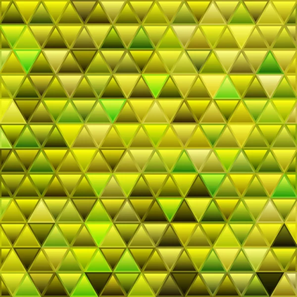 Abstrato Vetor Manchado Vidro Triângulo Mosaico Fundo Amarelo Marrom — Fotografia de Stock