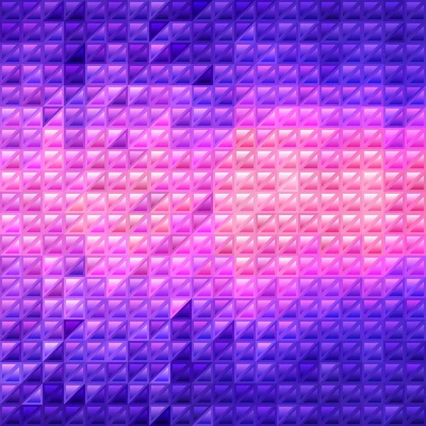 Abstrakte Vektor Buntglasdreieck Mosaik Hintergrund Lila Und Violett — Stockfoto