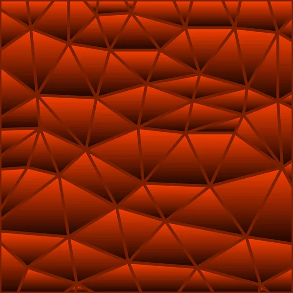 Vector Abstracto Vidrieras Triángulo Mosaico Fondo Rojo — Foto de Stock