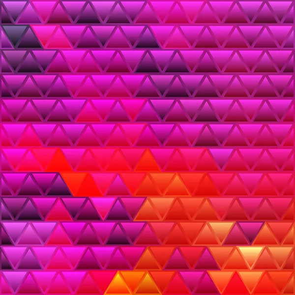 抽象的なベクトルステンドグラスの三角形モザイクの背景 紫と赤 — ストック写真