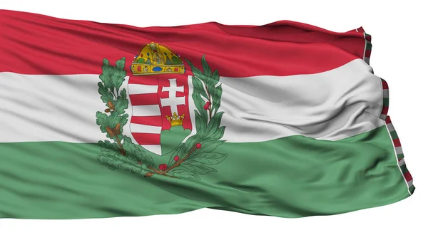 Hungary 1939 1945 War Flag Isolated White Background — Stock Photo, Image