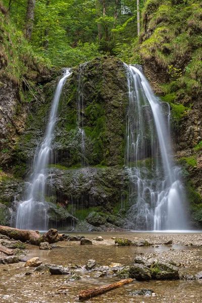 Cachoeira Josefsthaler Perto Lago Schliersee Baviera Alemanha — Fotografia de Stock