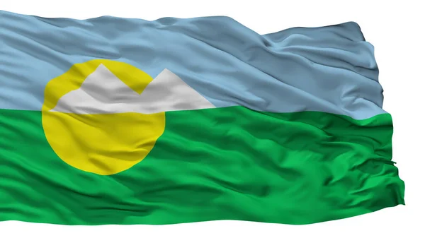 Montes Claros City Flag Land Brazilië Staat Minas Gerais Geïsoleerd — Stockfoto