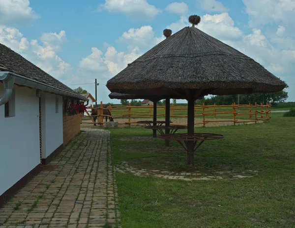 Rural Guest House Three Cane Shed — Stock Photo, Image