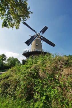 Windmill De Korenbloem (1873), Kortgene, North Beveland, Zeeland, The Netherlands clipart