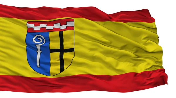 Monchengladbach City Flag Land Tyskland Isolerad Vit Bakgrund — Stockfoto