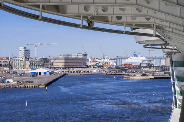 Finsko Helsinky Terminál Výletní Lodi — Stock fotografie