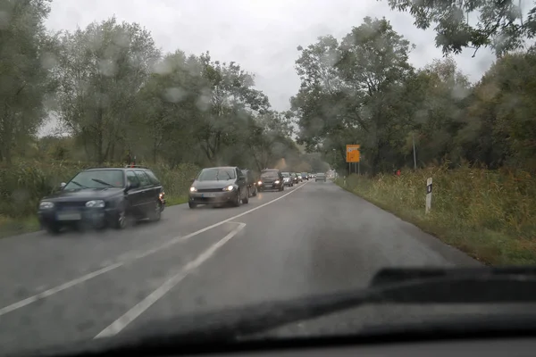 Changement Poste Dans Une Usine Automobile — Photo