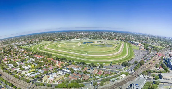 Letecký Pohled Caulfield Racecourse Melbourne Austrálie — Stock fotografie